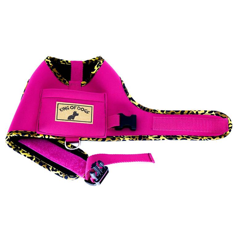 Peitoral Hug King Of Dogs Onça Pink P