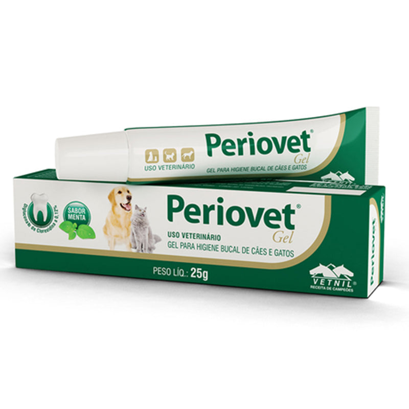 Higienizador Bucal Periovet Gel Vetnil 25g