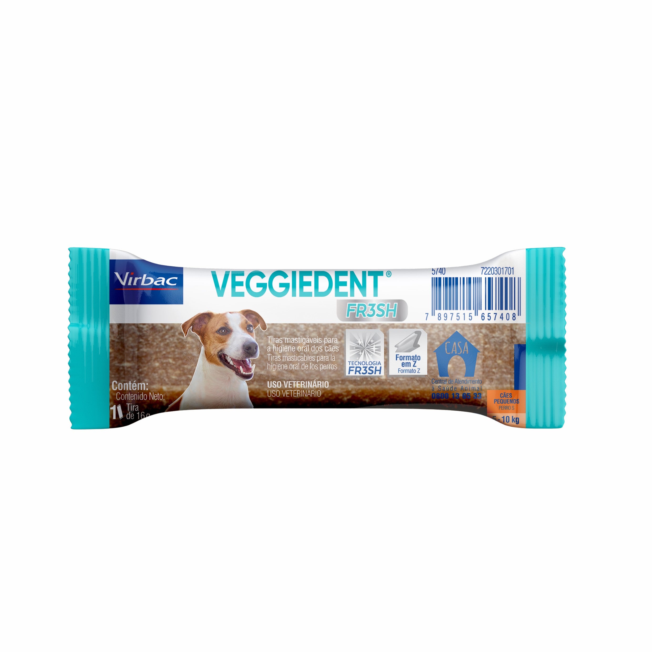 Petisco Veggiedent FR3SH Cães de 5 a 10kg 1 unidade