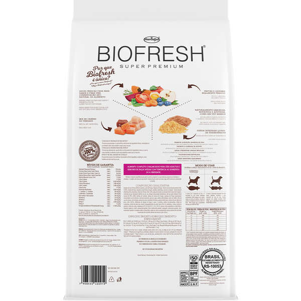 Ração Biofresh Cães Adultos Light Raças Médias 10,1kg