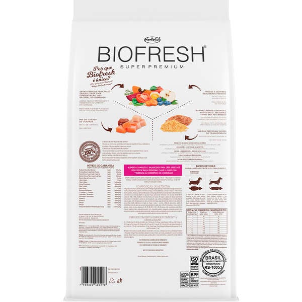 Ração Biofresh Cães Adultos Light Raças Pequenas e Mini 10,1kg