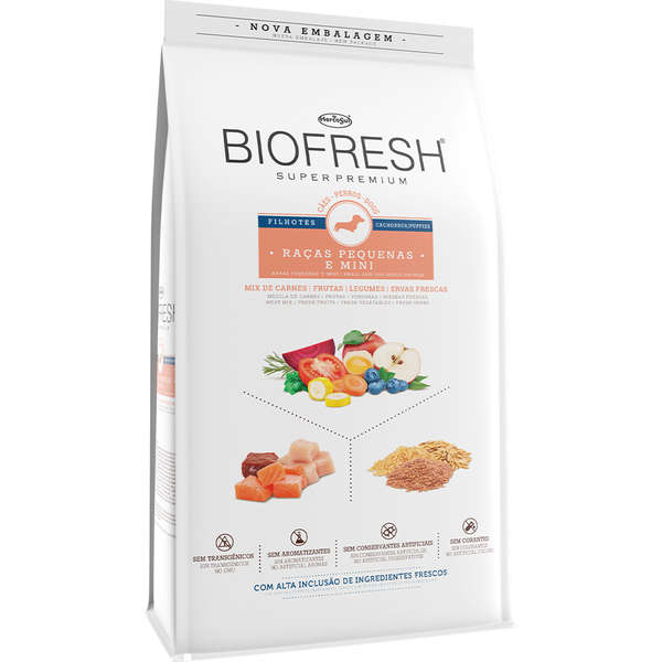 Ração Biofresh Cães Filhotes Raças Pequenas e Mini 10,1kg