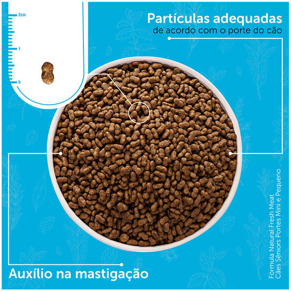 Ração Fórmula Natural Fresh Meat Cães Sênior Raças Pequenas e Mini 1kg