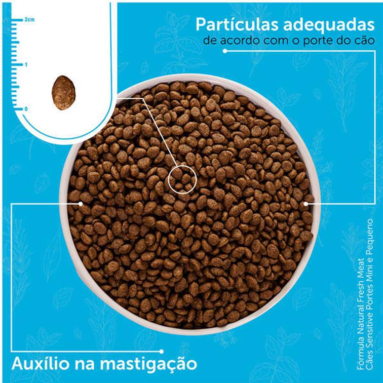 Ração Fórmula Natural Fresh Meat Sensitive Cães Adultos Raças Pequenas e Mini 1kg