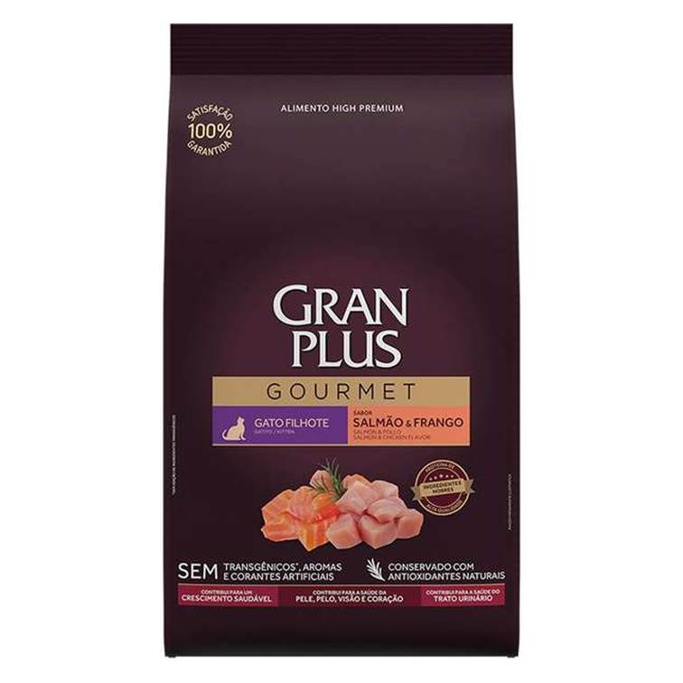 Ração GranPlus Gourmet Gatos Filhotes 3kg