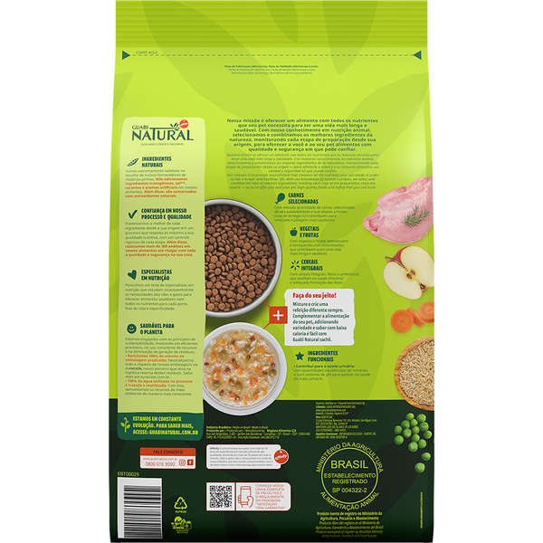 Ração Guabi Natural Gato Adulto Frango e Arroz 1,5kg