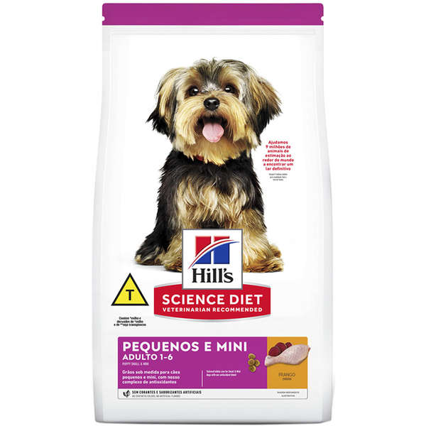 Ração Hill's Cão Adulto Pequenos e Mini 6kg