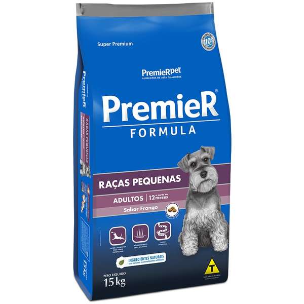 Ração Premier Fórmula Cão Adulto Raças Pequenas 15kg