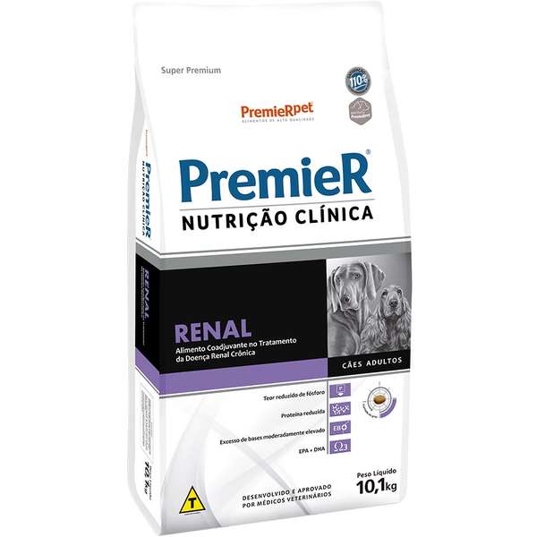 Ração Premier Nutrição Clínica Renal Cão Adulto 10,1kg