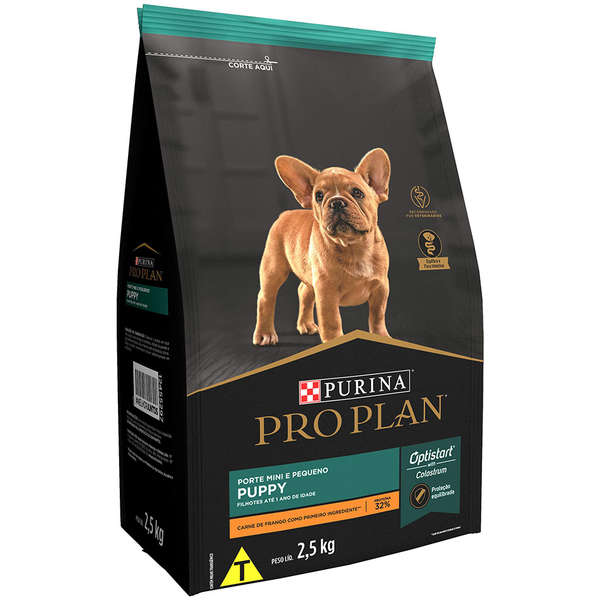 Ração Pro Plan Cães Filhotes Raças Pequenas 2,5kg