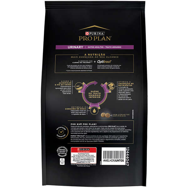 Ração ProPlan Urinary Gatos Adultos 7,5kg