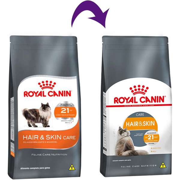 Ração Royal Canin Hair e Skin Care Gatos Adultos 1,5kg