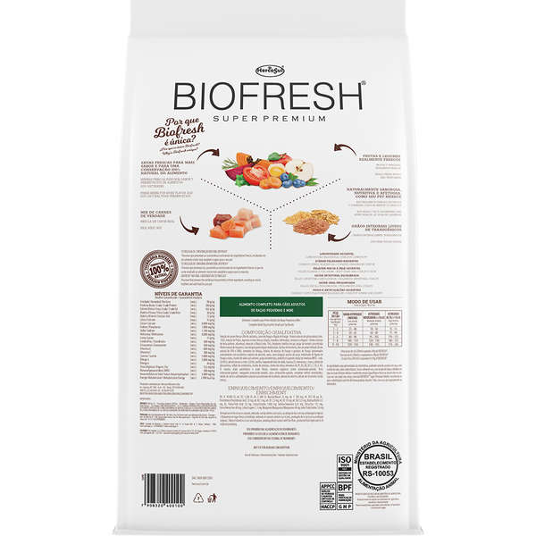 Ração Biofresh Carne Cães Adultos Raças Pequenas e Mini 1kg