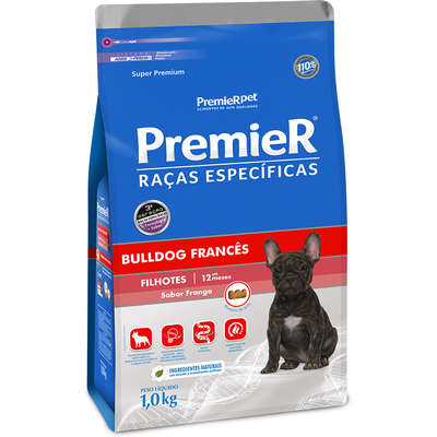 Ração Premier Raça Específica Bulldog Francês Filhotes 1kg