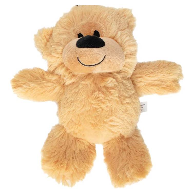 Brinquedo para Cachorro Jambo Mordedor Pelúcia Happy Bear Pequeno Bege