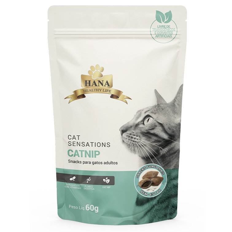 Snacks Hana Nuggets Sensations Catnip para Gatos 60g