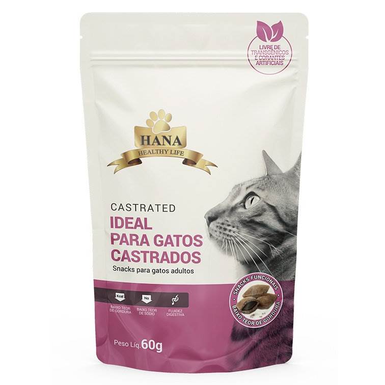 Snacks Hana Nuggets para Gatos Castrados 60g