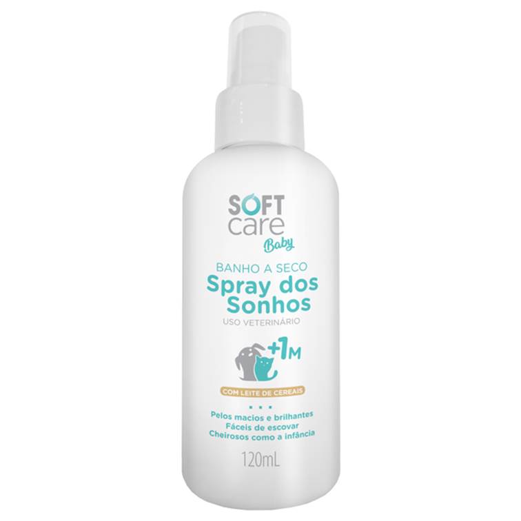 Banho a Seco Soft Care Baby Spray 120ml