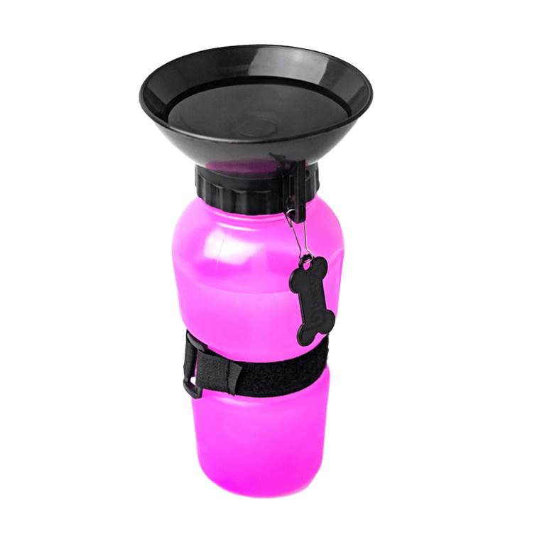 Garrafa Portátil para Cachorro Acqua Dog Squeeze Rosa