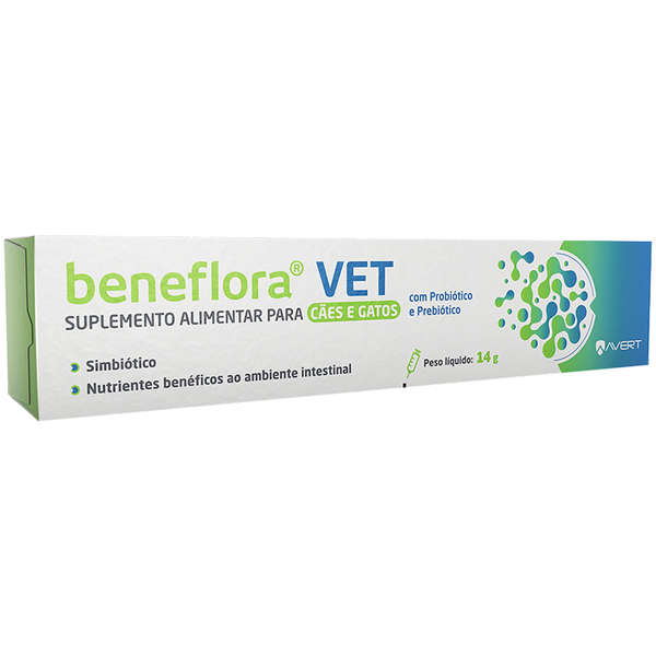 Suplemento Alimentar Beneflora para Cachorros e Gatos 14g