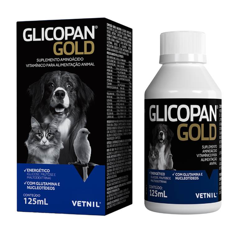 Suplemento Glicopan Gold Vetnil 125ml