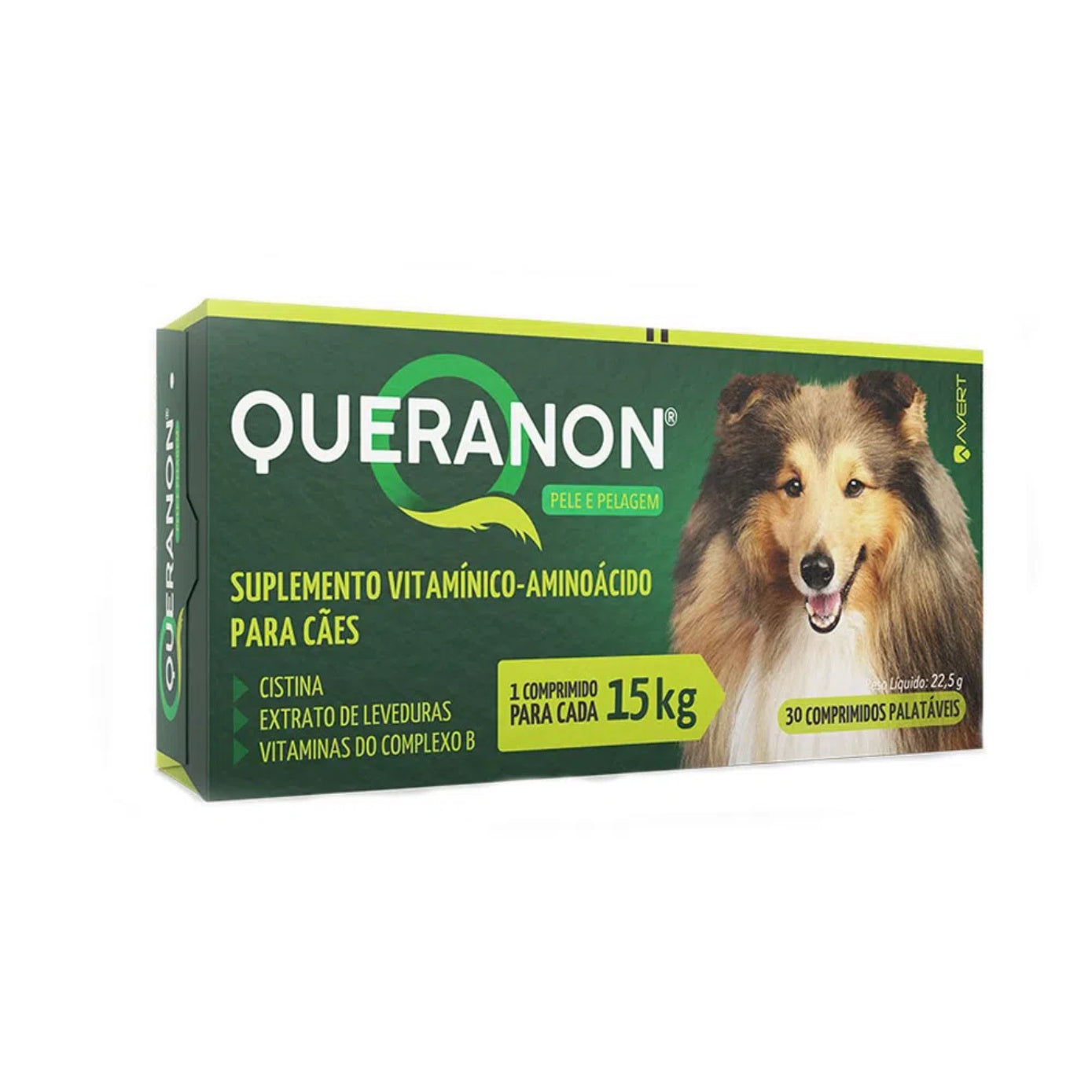 Suplemento Queranon para Cachorro 15kg 30 comprimidos