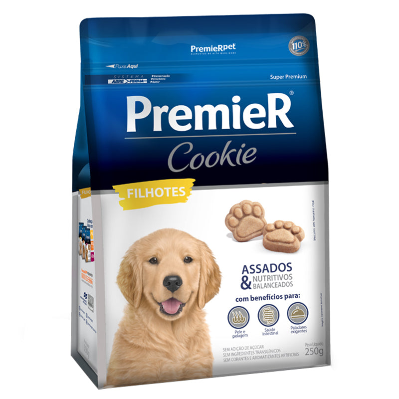 Petisco Premier Cookie Cães Filhotes 250g