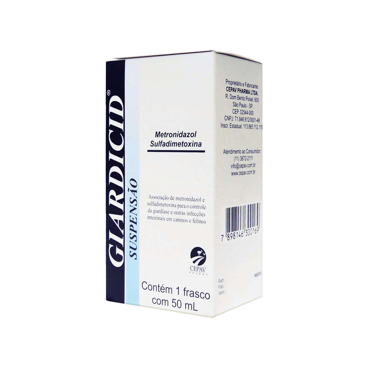 Giardicid Cepav Suspensão 50ml