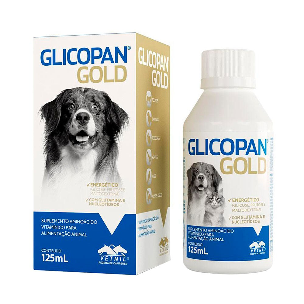 Suplemento Glicopan Gold Vetnil 125ml