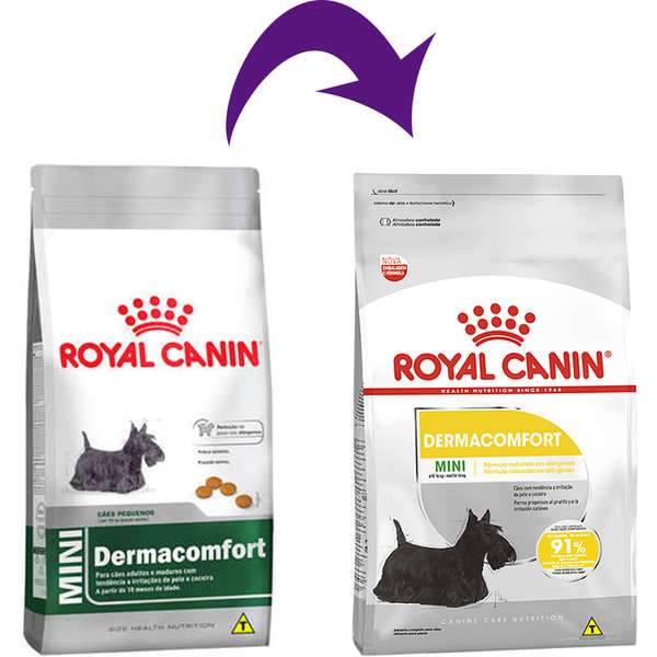 Ração Royal Canin Mini Dermacomfort Cães 1kg