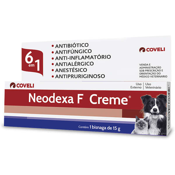 Antibiótico Neodexa em Creme Coveli 15g