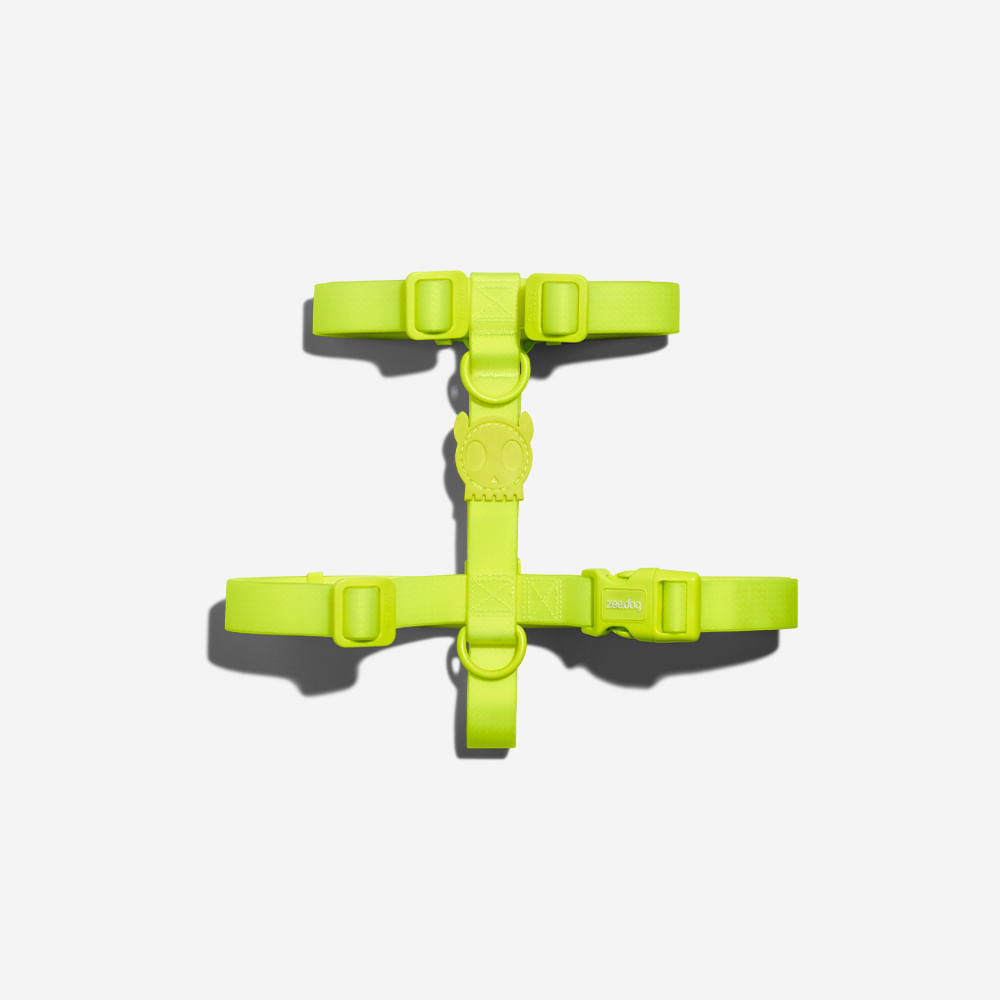 Peitoral para Cachorros H Zee.Dog Neopro Verde Limão P