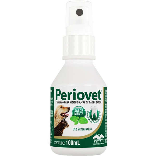 Higienizador Bucal Periovet Spray Vetnil 100ml