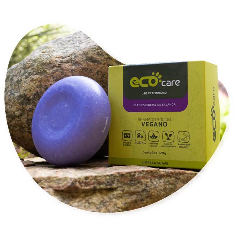 Shampoo Sólido Vegano Eco Care 120g