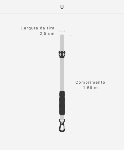 Guia para Cachorros Airleash Zee.Dog Cali Uno